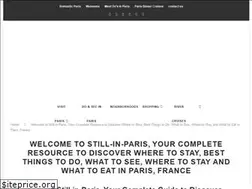 Sites similar to stillinparis.com