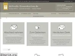 Sites similar to stilvolle-trauerkarten.de
