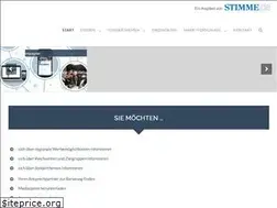Sites similar to stimme-mediaservice.de