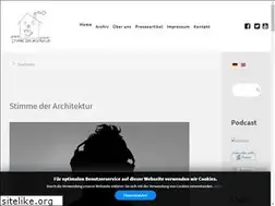 Sites similar to stimmederarchitektur.de