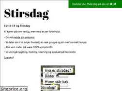 Sites similar to stirsdag.no