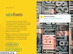 Sites similar to stixfonts.org
