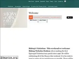 Sites similar to stjoanofarcparish.co.uk