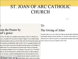 Sites similar to stjoanofarcva.org