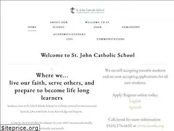 Sites similar to stjohncatholicschool.org