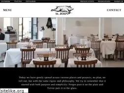 Sites similar to stjohnrestaurant.com