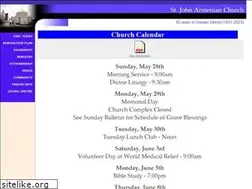 Sites similar to stjohnsarmenianchurch.com