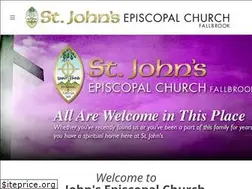 Sites similar to stjohnsfallbrook.com