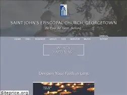 Sites similar to stjohnsgeorgetown.org