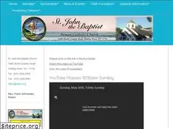 Sites similar to stjohnthebaptistchurch.org