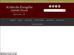 Sites similar to stjohntheevangelist.org