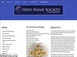 Sites similar to stjosephholynamesociety.com