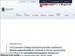 Sites similar to stleonards.vic.edu.au