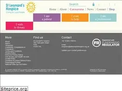 Sites similar to stleonardshospice.org.uk