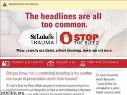 Sites similar to stlukesstopthebleed.org