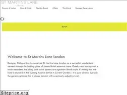 Sites similar to stmartinslanehotel.com
