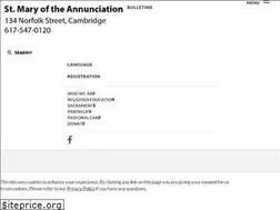Sites similar to stmaryoftheannunciation.com