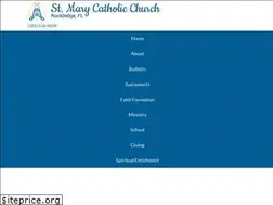 Sites similar to stmaryrockledge.org