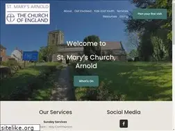 Sites similar to stmarysarnold.org.uk