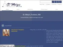 Sites similar to stmarysfoxboro.org