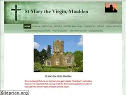 Sites similar to stmarysmaulden.org