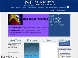 Sites similar to stmaryswayne.org