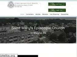 Sites similar to stmaryswaynepa.org