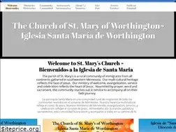 Sites similar to stmarysworthington.org