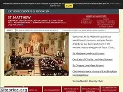 Sites similar to stmatthew-brooklyn.org