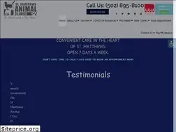 Sites similar to stmatthewsanimalclinic.com