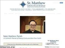 Sites similar to stmatthewseattle.org