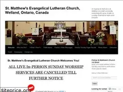 Sites similar to stmatthewswelland.com