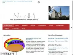 Sites similar to stmatthias-duisburg.de