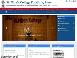 Sites similar to stmirascollegepune.edu.in