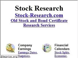 Sites similar to stock-research.com