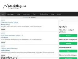 Sites similar to stockblogs.se