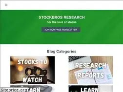 Sites similar to stockbrosresearch.com