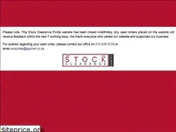 Sites similar to stockclearanceportal.co.za