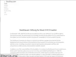 Sites similar to stockhausen-verlag.net