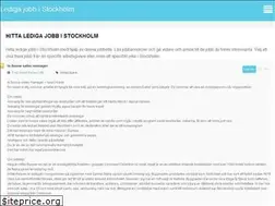Sites similar to stockholmledigajobb.se