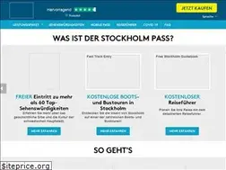 Sites similar to stockholmpass.de