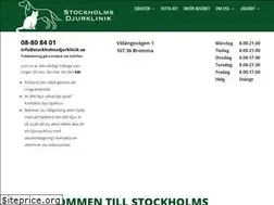 Sites similar to stockholmsdjurklinik.se