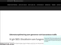 Sites similar to stockholmseo.se