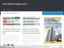 Sites similar to stockmarket-holidays.com