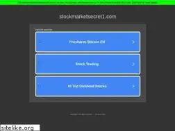 Sites similar to stockmarketsecret1.com