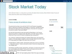 Sites similar to stockmarkettoday001.blogspot.com
