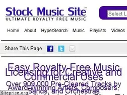 Sites similar to stockmusicsite.com