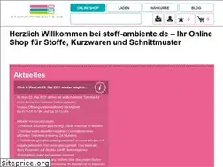 Sites similar to stoff-ambiente.de