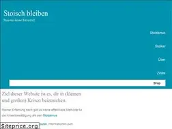 Sites similar to stoisch-bleiben.de