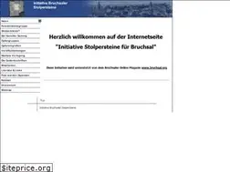 Sites similar to stolpersteine-bruchsal.de
